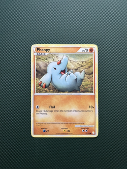Pokemon TCG Phanpy Heartgold Soulsilver 77/123 Regular LP-MP Condition - Image 1