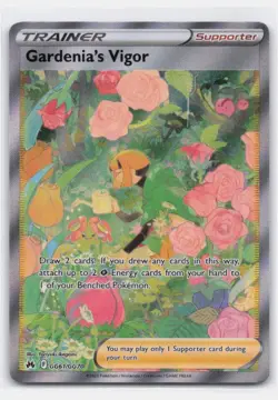 GARDENIA'S VIGOR GG61/GG70 RARE ULTRA CROWN ZENITH GALARIAN GALLERY POKEMON NM - Image 2