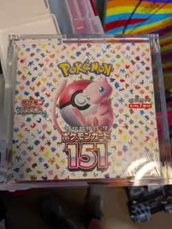 Pokemon Scarlet & Violet 151 Japanese Booster Box SV2 sealed acrylic case - Image 1