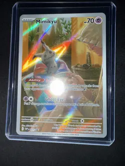 Pokemon TCG - Mimikyu SVP 075 Scarlet & Violet Black Star Promo Paldean Fates NM - Image 1