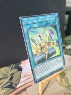 Synchro Overtake Dawn of Majesty Lightly Played Secret Rare 2 Available Yu-Gi-Oh - Image 3
