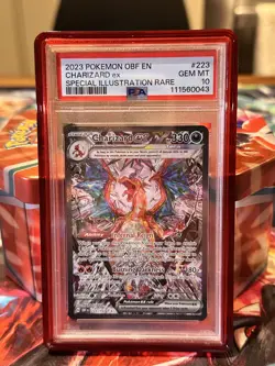 PSA 10 Charizard EX 223/197 - Obsidian Flames - SIR - Pokemon TCG (w/ Guard) - Image 1