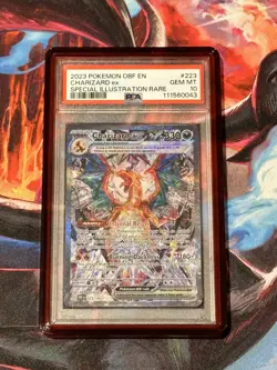 PSA 10 Charizard EX 223/197 - Obsidian Flames - SIR - Pokemon TCG (w/ Guard) - Image 3
