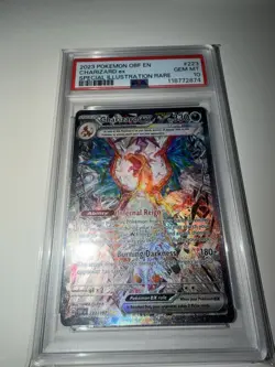 Pokemon TCG Obsidian Flames Charizard EX Sir Card 223/197 PSA 10 - Image 1