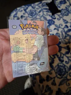 Topps Pokemon Trading Card Movie Animation Ed. Black Logo - Card List Non-Holo - Image 2