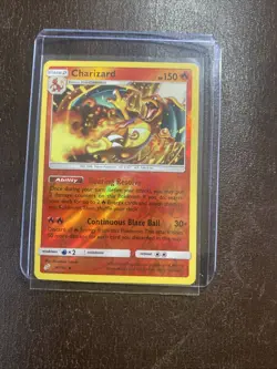 Charizard 14/181 Cracked Ice Holo-Team Up 2019-Rare Pokemon TCG Card LP - Image 1