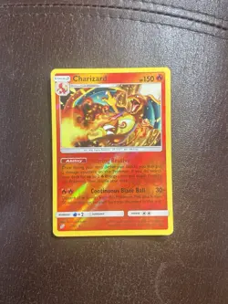 Charizard 14/181 Cracked Ice Holo-Team Up 2019-Rare Pokemon TCG Card LP - Image 2
