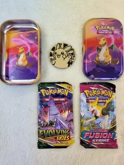 Pokemon TCG Kanto Power Mini Booster Tin Charmander - 2x CARD PACKS SEALED - Image 1