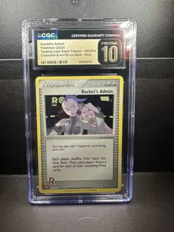 Rocket's Admin. (CLV) 026/034 Trading Card Game Classic Holo - Image 1