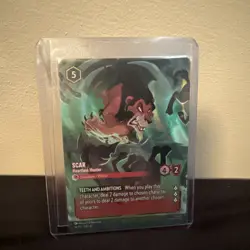Scar Heartless Hunter Disney Lorcana Enchanted Promo Championship Card - Image 1