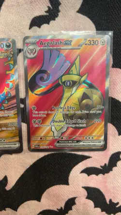 Roaring Moon 229/182 & Aegislash 230/182 Paradox Rift Pokemon Cards NM - Image 4
