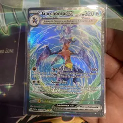 Pokemon Garchomp EX Card TCG Sv04: Paradox Rift Holo 245/182 - Image 1