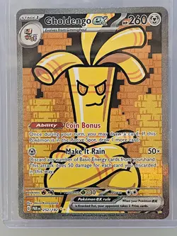 Gholdengo ex 252/182 Special Illustration Rare Paradox Rift Pokemon Card - Image 1