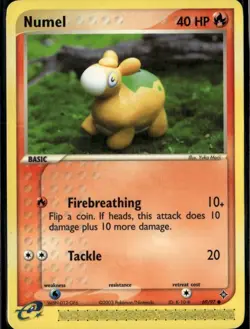 Numel Common Dragon 69/97 Fire Normal Pokemon Card - Image 1