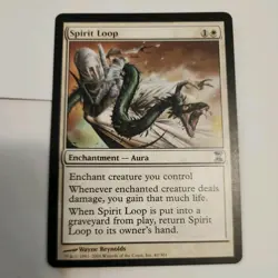 1x Spirit Loop Time Spiral MAGIC THE GATHERING MTG NEVER PLAYED WITH NEAR MINT - Image 1