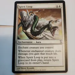 1x Spirit Loop Time Spiral MAGIC THE GATHERING MTG NEVER PLAYED WITH NEAR MINT - Image 4
