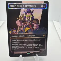 Bebop, Skull & Crossbones (Borderless) (Surge Foil) Commander: TMNT MTG - Image 1
