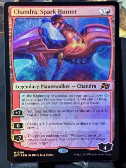 Chandra, Spark Hunter - FOIL - MTG - Aetherdrift - DFT - 0116 - MYTHIC ~ NM - Image 3