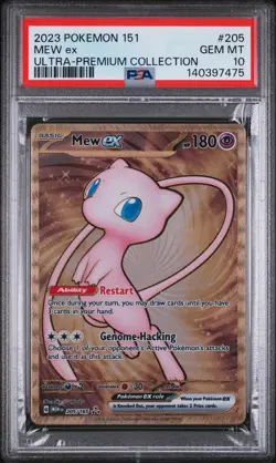 2023 POKEMON 151 ULTRA-PREMIUM COLLECTION #205 MEW ex PSA 10 - Image 1