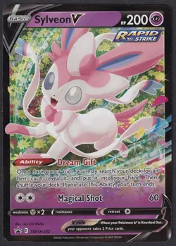 Pokemon Sylveon V SWSH202 Holo Black Star Promo - Image 1