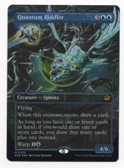 Quantum Riddler - Borderless (Foil) - MTG #305 Edge of Eternities - (NM) - Image 1