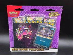 Pokemon Mega Evolution Ascended Heroes Tech Sticker Booster Pack - Gastly - Image 1