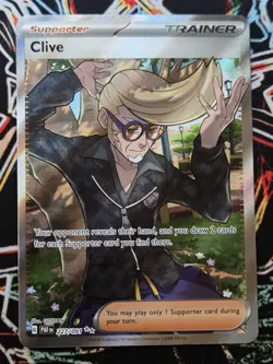 Pokemon TCG Clive 227/091 SV: Paldean Fates Illustration Rare NM/M - Image 1