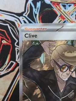 Pokemon TCG Clive 227/091 SV: Paldean Fates Illustration Rare NM/M - Image 3