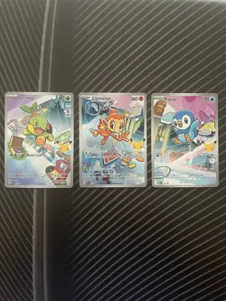 Gen 4 Starters - First Partner - Pokemon - Black Star Promos - Image 1