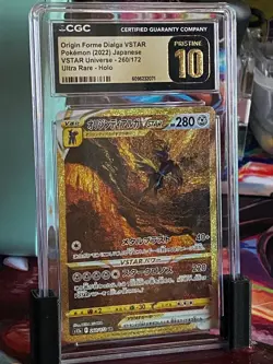 Pokemon Origin Forme Dialga VSTAR 260/172 S12a: Vstar Universe CGC Pristine 10 - Image 1