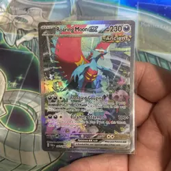 Pokemon TCG #251/182 Roaring Moon EX Special Illustration Rare Paradox Rift NM - Image 1