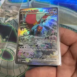 Pokemon TCG #251/182 Roaring Moon EX Special Illustration Rare Paradox Rift NM - Image 3