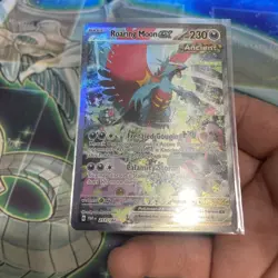 Pokemon TCG #251/182 Roaring Moon EX Special Illustration Rare Paradox Rift NM - Image 4