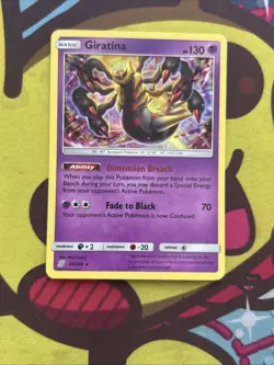 Pokemon Giratina 86/236 - Holo Rare - SM Unified Minds - Excellent - Image 1