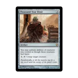 WOTC MtG Commander Thousand-Year Elixir (R) VG - Image 1