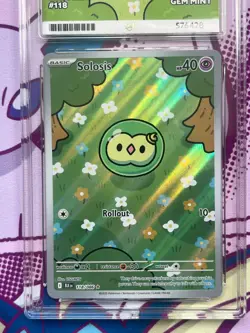 Pokemon TCG - Solosis 118/086 - Black Bolt Illustration Rare - Graded - ACE 10 - Image 3