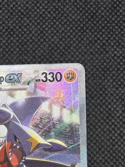 Pokemon Cynthia's Garchomp ex 232/182 Destined Rivals SIR - DAMAGED - Image 3