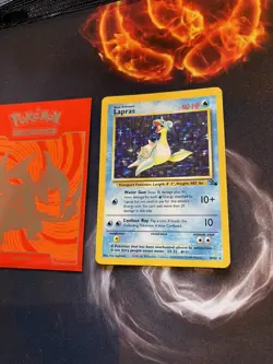 1999 Pokemon TCG Lapras Holo Fossil Set Unlimited #10/62 Near Mint! 071 NM NM+ - Image 1