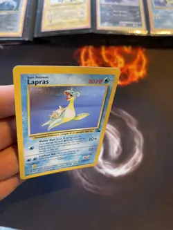 1999 Pokemon TCG Lapras Holo Fossil Set Unlimited #10/62 Near Mint! 071 NM NM+ - Image 3