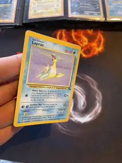 1999 Pokemon TCG Lapras Holo Fossil Set Unlimited #10/62 Near Mint! 071 NM NM+ - Image 4