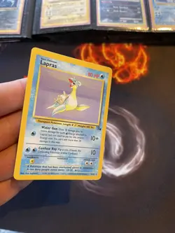 1999 Pokemon TCG Lapras Holo Fossil Set Unlimited #10/62 Near Mint! 071 NM NM+ - Image 5