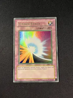 Yugioh Mirror Force MRD-138 Metal Raiders Unlimited Original Print Faded Mint - Image 1