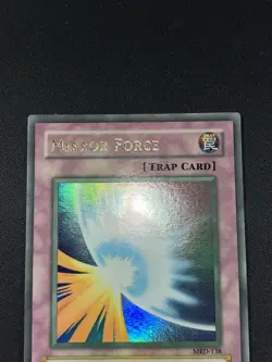 Yugioh Mirror Force MRD-138 Metal Raiders Unlimited Original Print Faded Mint - Image 2