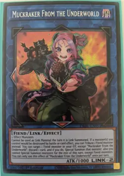 YuGiOh Muckraker from the Underworld Secret Rare 1st Edition DABL-EN051 NM - Image 1