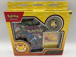 Pokemon TCG Day 2026 Collection Box Pikachu Promo Card & 3 Booster Packs - Image 1