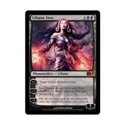 WOTC MtG M10 Liliana Vess (MR) VG - Image 1
