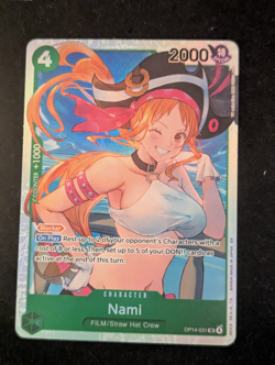 Nami One Piece CCG Holo Character Card OP14-031 - Image 1