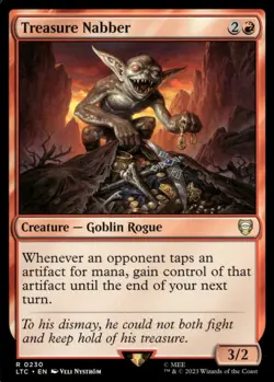 Treasure Nabber 230 Commander: The Lord of the Rings: Magic: The Gathering NM - Image 1