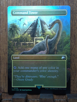 COMMAND TOWER (BORDERLESS FOIL) Universes Beyond: Jurassic World Collection MTG - Image 4