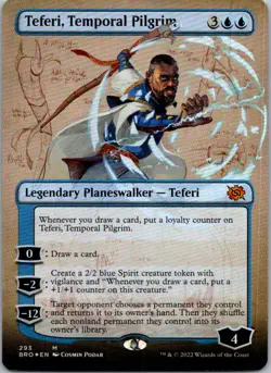 Teferi, Temporal Pilgrim (Borderless) The Brothers' War NM Foil - Image 1
